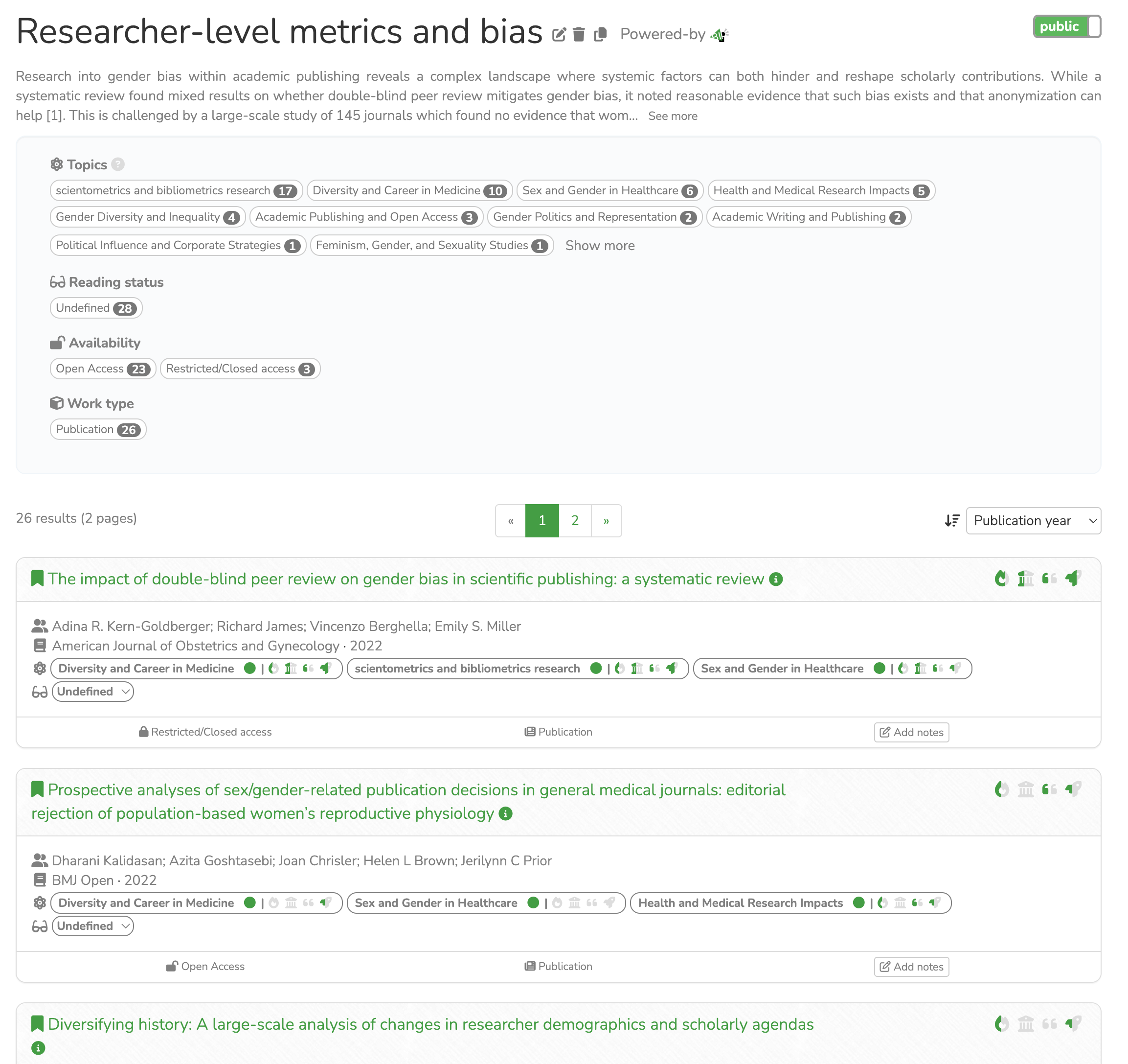 Reading Lists Placeholder